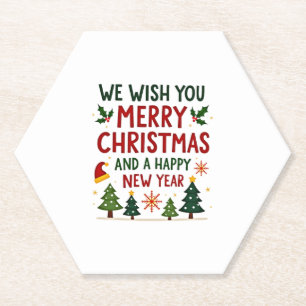 Christmas Christmas Christmas Christmas Christmas  Paper Coaster