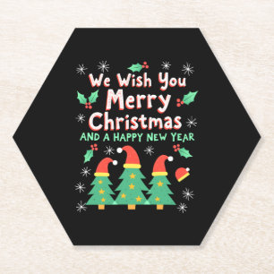 Christmas Christmas Christmas Christmas Christmas  Paper Coaster