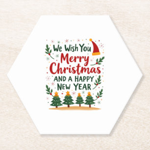 Christmas Christmas Christmas Christmas Christmas  Paper Coaster
