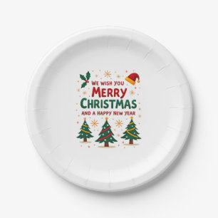 Christmas Christmas Christmas Christmas Christmas  Paper Plate