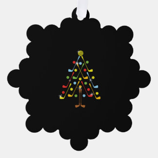 Christmas Christmas Tree Golf Golf Ball Shirt Decoration Card