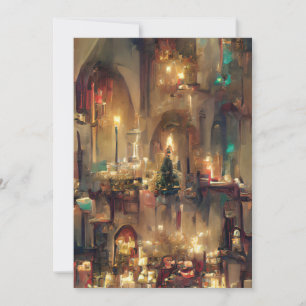 Christmas Church, Christmas Gifts Thank You Card