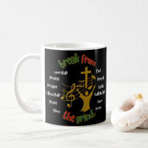 Christmas Church Worship Coffee Mug