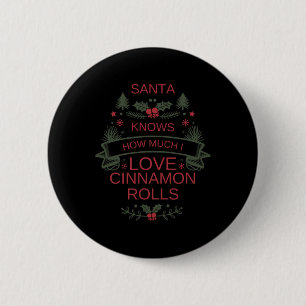 Christmas Cinnamon Rolls Lover Shirt For Comfort F 6 Cm Round Badge