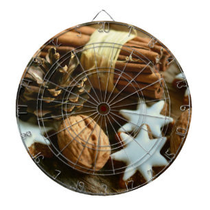 Christmas Cinnamon Sticks and Stars Dartboard