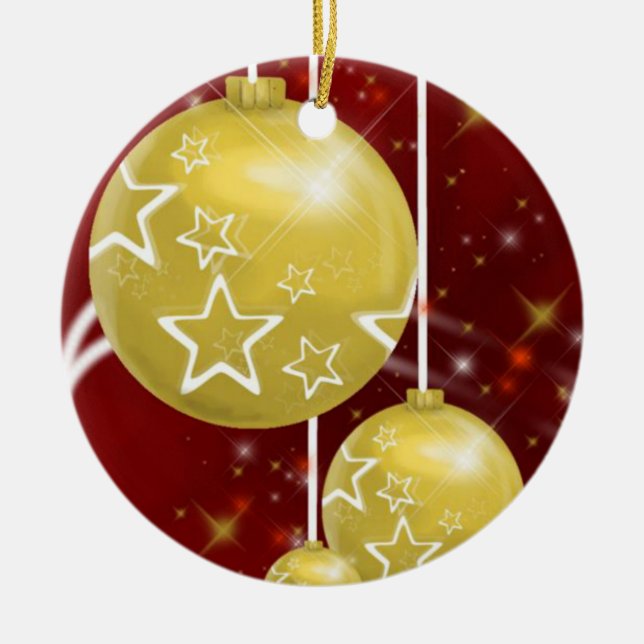 Christmas Circle Ornament (Front)
