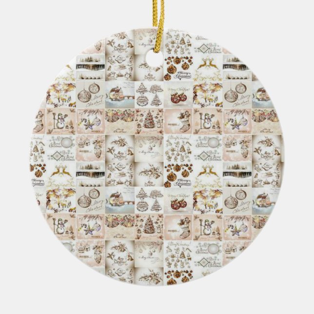 Christmas Circle Ornament (Front)