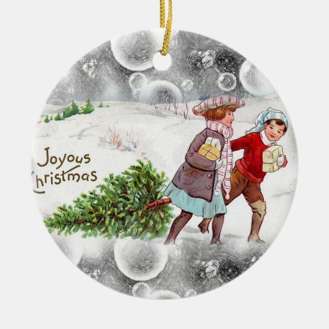 Christmas Circle Ornament (Front)