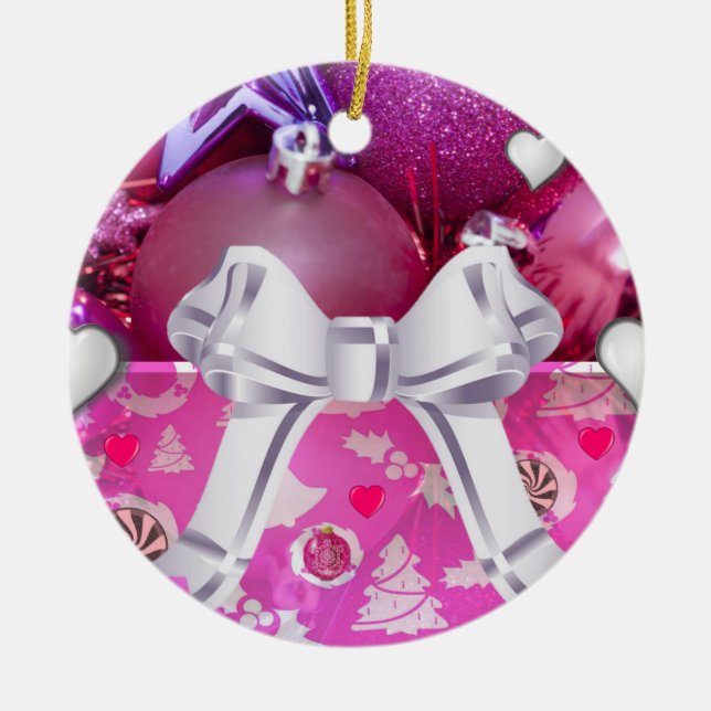 Christmas Circle Ornament (Front)