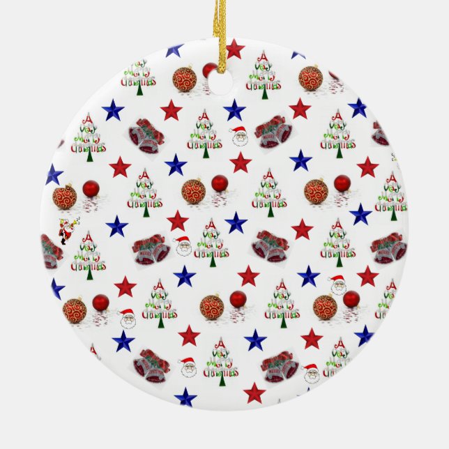 Christmas Circle Ornament (Back)