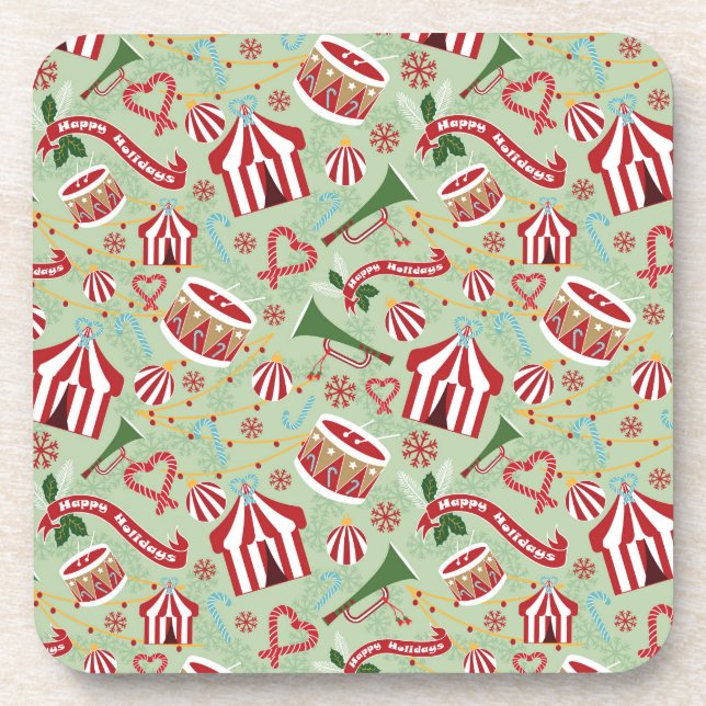 Christmas Circus Coaster (Front)