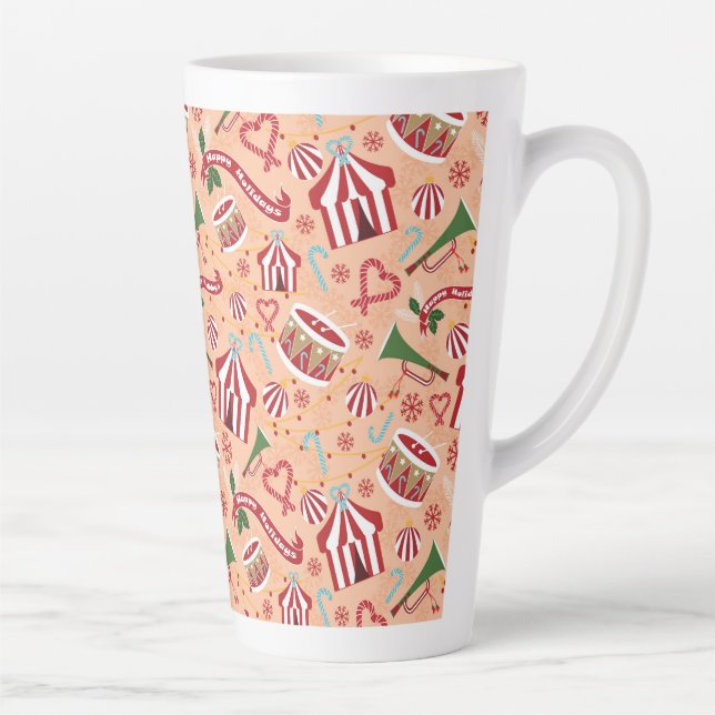 Christmas Circus Latte Mug (Right)