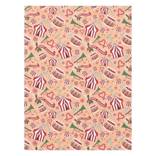 Christmas Circus Tablecloth (Front)