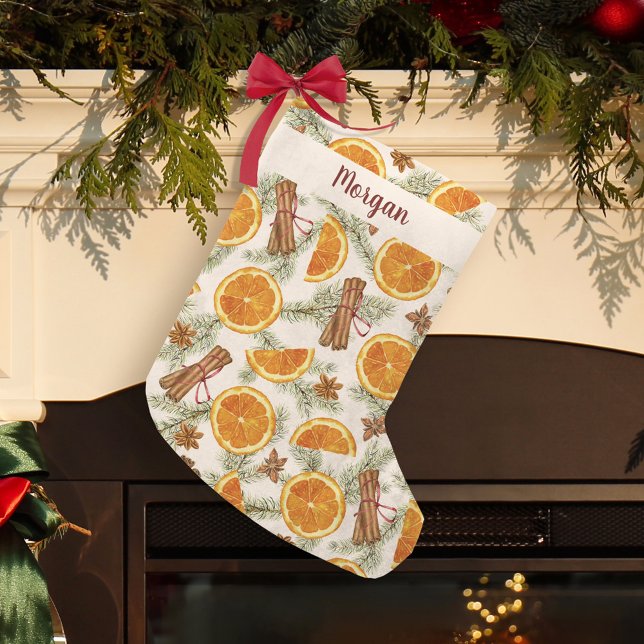 Christmas Citrus Slices Spice  Small Christmas Stocking (Creator Uploaded)