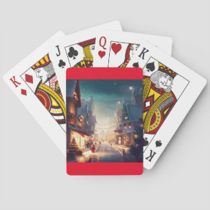 Christmas City Street (2) Playing Cards