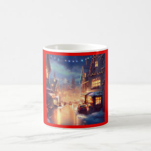 Christmas City Street 3 Coffee Mug