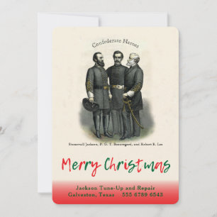 Christmas 🎖️⚔️ Civil War Dinner  Holiday Card