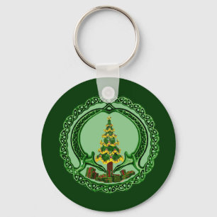Christmas Claddagh Key Ring