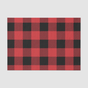 Christmas classic Buffalo check plaid pattern Tissue Paper