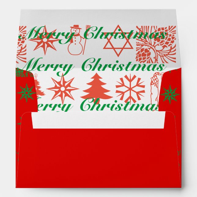 Christmas Classic Envelope (Back (Bottom))