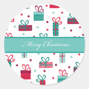 Christmas     classic round sticker