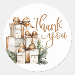 Christmas Classic Round Sticker