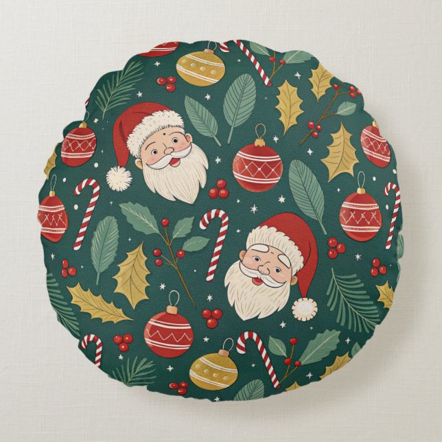 Christmas Classics Round Cushion (Front)