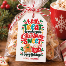 Christmas Classroom Treats Personalised Name