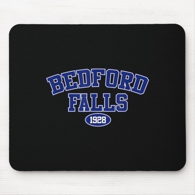 Christmas Clic Movie, Bedford Falls. George Bailey Mouse Pad (Front)