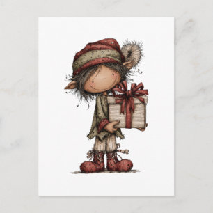 Christmas Clipart Collection   Teddy Bear  Holiday Postcard
