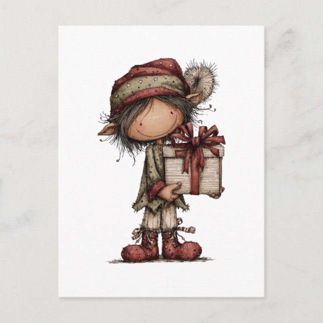 Christmas Clipart Collection | Teddy Bear  Postcard (Front)