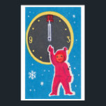Christmas Clock Child - Matchbox Print - Aesthetic<br><div class="desc">Christmas Clock Child - Matchbox Print - Aesthetic Wall Art - Vintage Eastern Europe Art - Matchbox Wall Poster - Vintage Poster Print 1 vintage matchbox print, matchbook wall art, retro matchbox label, vintage ephemera, mid century modern art, vintage advertising poster, eastern europe art, aesthetic wall decor, vintage illustration, retro...</div>