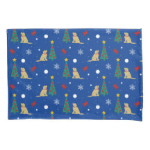 Christmas Coastal Dog Pillow Cases