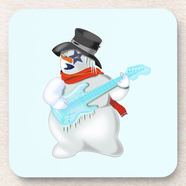 Christmas Coaster with Snowman Rock (Front)
