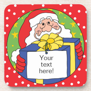 Christmas Coasters Santa Presents
