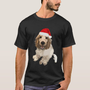 Christmas Cocker Spaniel (White) Essential T-Shirt