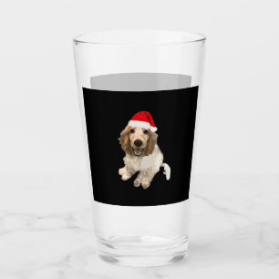 Christmas Cocker Spaniel (White) Essential T-Shirt Glass