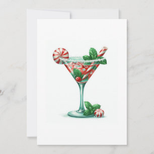 christmas cocktail invitation