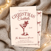 Christmas Cocktail Party Holiday Social Club