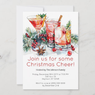 Christmas Cocktail Party Invitation
