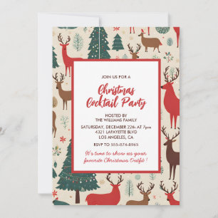 Christmas Cocktail Party Invitation