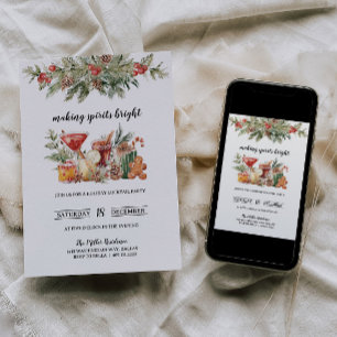 Christmas Cocktail Party Invitation