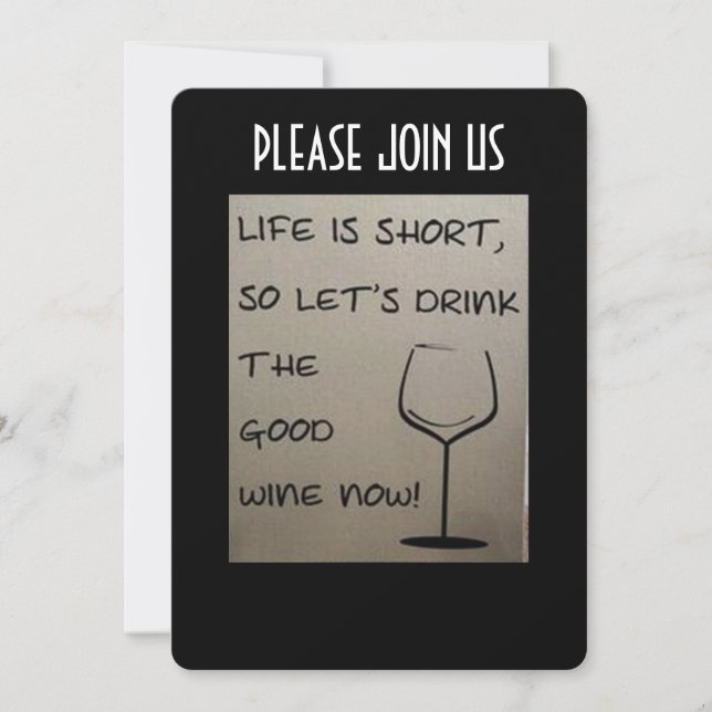 "CHRISTMAS COCKTAIL PARTY" INVITATION (Front)