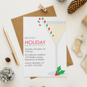 Christmas Cocktail Party Invitations