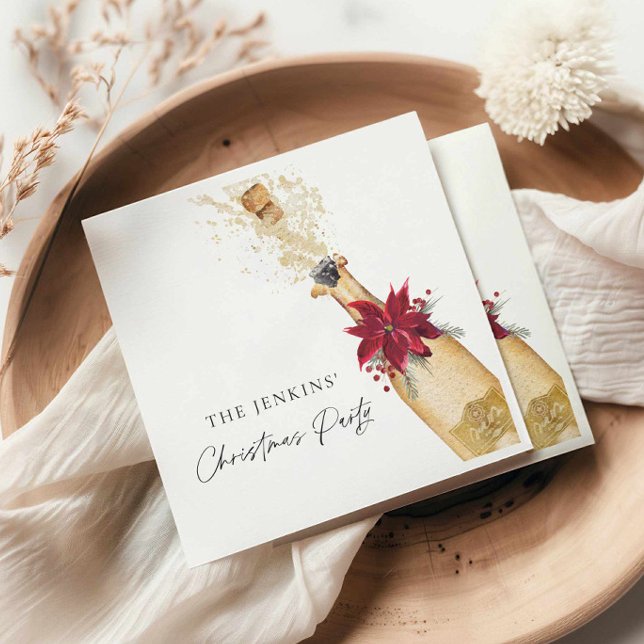 Christmas Cocktail Party Napkin (Christmas Cocktail Party Paper Napkins)