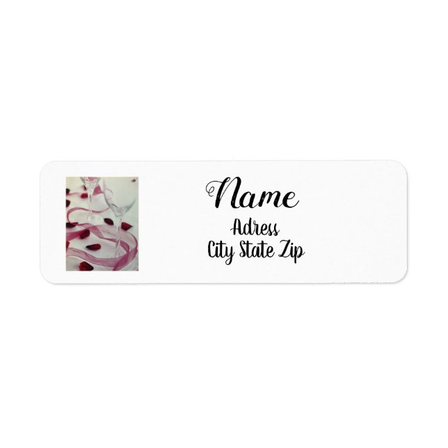 ***CHRISTMAS COCKTAILS* RETURN ADDRESS LABEL (Front)