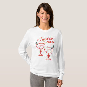 Christmas Cocktails Sparkle Season T-Shirt