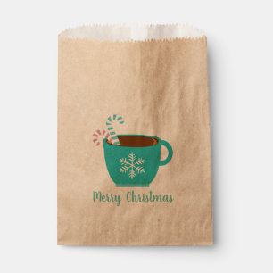 Christmas Cocoa Mug Customisable Favour Bag