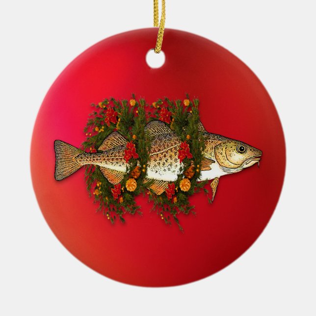 Christmas Cod Ornament (Front)
