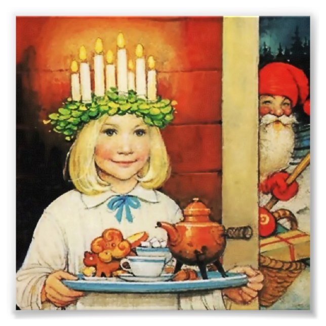 “Christmas Coffee” by Jenny Nystrom Photo Print (Front)